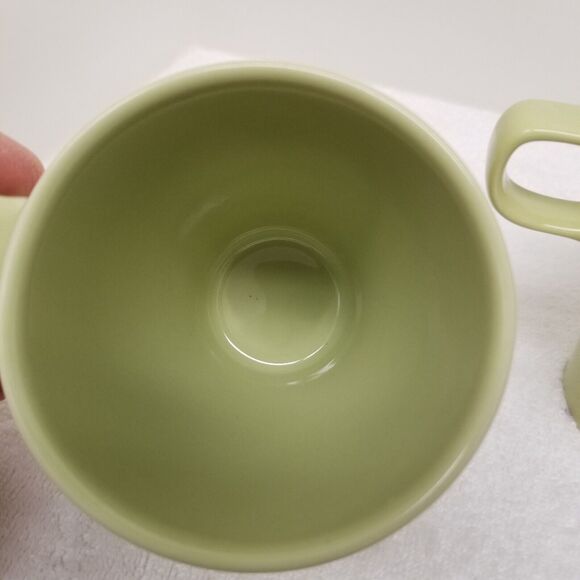 IKEA FARGRIK 2 mugs lime green Designs and Quality Ikea of Sweden micro/dishwash - Picture 4 of 7